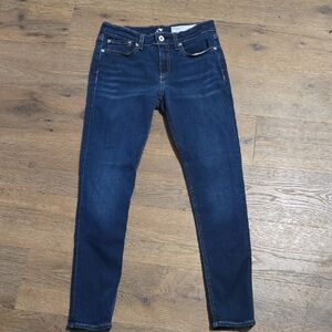 rag & bone Dark Blue Skinny Jeans.                #103